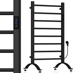 Maltec elektromos fürdőszobai radiátor 200 W, fekete