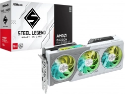ASROCK Radeon RX 9060 XT Steel Legend 16GB grafikus kártya
