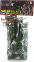 Műanyag katonák tankkal