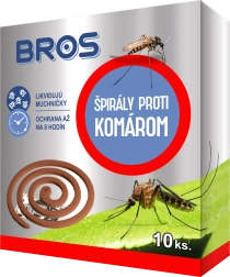 Bros szúnyogriasztó spirálok 10 db