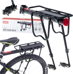 RALLEX univerzális hátsó alumínium csomagtartó kerékpárra, 25 kg
