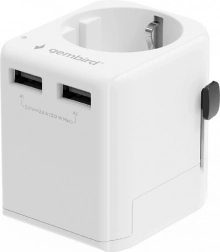 Univerzális utazóadapter EU 12 W USB-vel
