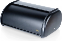 Fekete acél kenyértartó 43 × 27,5 × 18,5 cm Vilde