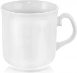 MONA porcelán bögre 400 ml, fehér