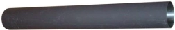 Füstcső 150 mm, 750 mm hossz, 1,5 mm falvastagság, fekete