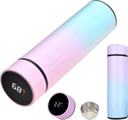 Okos termoszbögre 500 ml rainbow LCD kijelzővel