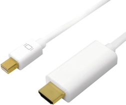 Mini DisplayPort kábel HDMI 4K, 3m fehér