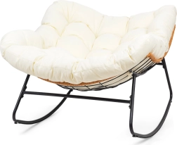 XL hintaszék skandináv stílusban – bézs