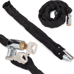 Láncos zár kerékpárhoz és motorkerékpárhoz, 100 cm