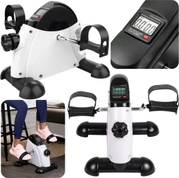 Mini szobabicikli asztal alá LCD kijelzővel kézhez és lábhoz