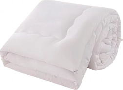 Egész éves, légáteresztő téli paplan 140 × 200 cm fehér