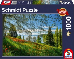 Puzzle Virágzó tulipánok Mainau szigetén 1000 darab