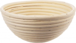 Rattan kelesztőkosár kenyérhez 0,7 kg, kerek 19 cm