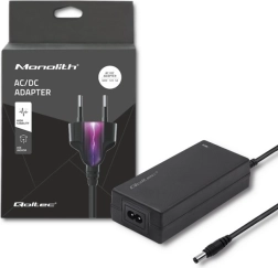 Asztali tápegység adapter 60 W 12 V 5 A 5,5 × 2,1 mm csatlakozóval + tápkábel