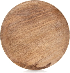 25 cm-es mangófából készült szervírozó tányér