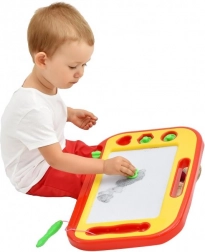 Mágneses rajztábla mágneses tollal és pecsétekkel