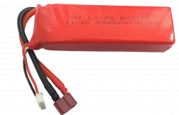 11,1 V 2700 mAh akkumulátor RC modellekhez