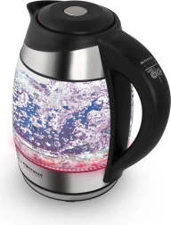 Esperanza Seine üveg vízforraló 1,7 l, fekete, LED világítással és hőmérséklet-szabályozással