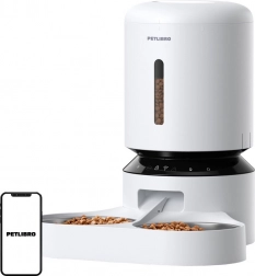 Petlibro automatikus etető dupla tállal és Wi-Fi-vel, 5 l fehér
