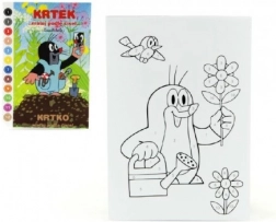 Színező A5 Kisvakond Színezd Szám Szerint