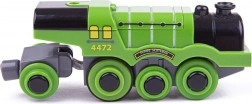 Bigjigs Rail Flying Scotsman elektromos mozdony, zöld