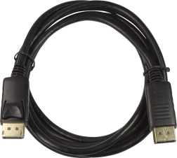 DisplayPort 1.2 kábel, 4K, 5 m, fekete