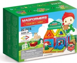 Mágneses építőkészlet Magformers Városka Piac 22 darab