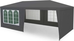 Kerti kereskedelmi pavilonsátor 3x6 m, szürke