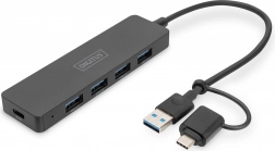 USB Hub 4-portos SlimLine USB-C adapterrel