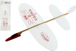 Polisztirolból és fából készült dobósárkány repülőmodell