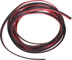 Autódíszítő préselő szegély, 5 m, piros