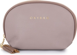 Bőrből készült PLUS kozmetikai táska mokka színben