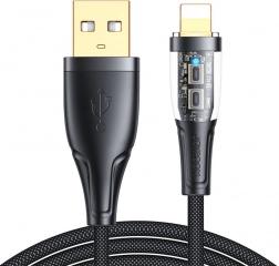 USB‑A – Lightning kábel 1,2 m JOYROOM, 2,4 A, fekete