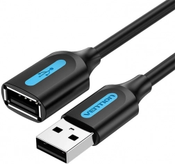 USB 2.0 A–A hosszabbító kábel Vention 5 m fekete