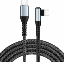 USB-C kábel iBOX derékszögű csatlakozóval 100W
