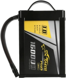 Tattu Plus 1.0 kompakt LiPo akkumulátor 16000 mAh 12S 15C 44,4 V XT90‑S csatlakozóval