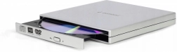 Külső DVD/CD író USB, ezüst