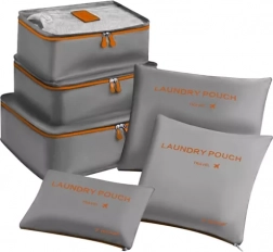 Utazási rendszerezők szett bőröndbe - 6 darab