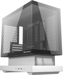 Darkflash F1 fehér számítógépház 6 ARGB ventilátorral