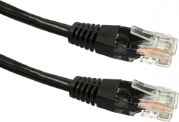 Patch kábel RJ45 UTP Cat 5e 3 m fekete