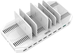 Töltőállvány 10 USB porttal és QC3.0-val