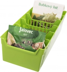 Zöld konyhai fűszerrendező 30 × 13 × 8 cm