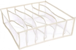 Szekrényrendező 6 rekesszel fehérneműhöz – fehér