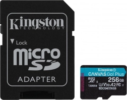 Karta microSD Kingston Canvas Go! Plus 256GB