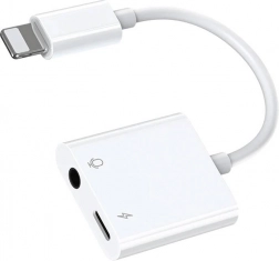 Joyroom Lightning - 3,5 mm audio adapter fehér
