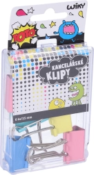 Irodai csipeszek 25 mm, 6 db-os készlet