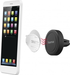 Univerzális mágneses szellőzőrács-tartó Hama – fekete