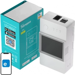 Okos Wi‑Fi kapcsoló hőmérséklet‑ és páratartalom‑méréssel SONOFF