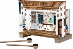 Mágneses bábszínház – Mézeskalács házikó