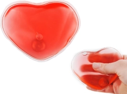 Többször használható, zselés kézmelegítő szív alakban – Malatec